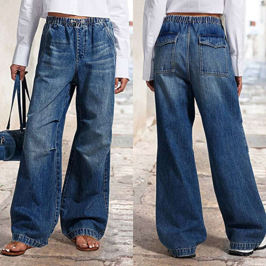 European And American Loose Jeans For Women