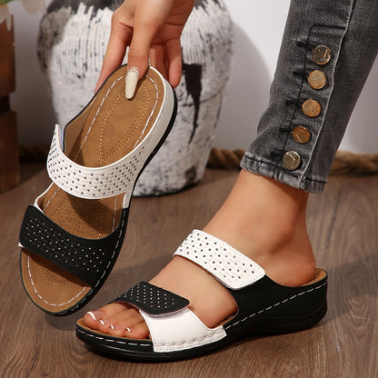 Plus Size Hollow-out Platform Sandals Women's Lightweight Beach