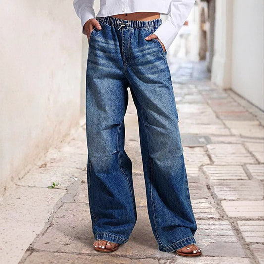 European And American Loose Jeans For Women