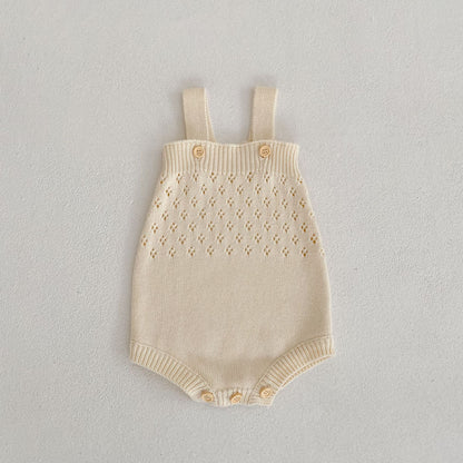 Children's Knitted Embroidered Flower Sweater