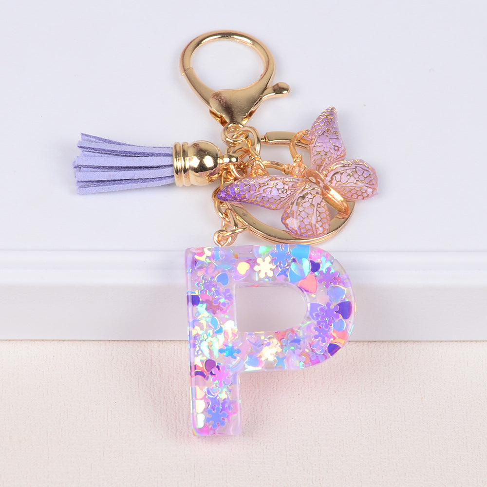 Snowflake Love Sequins Crystal Glue Pendant