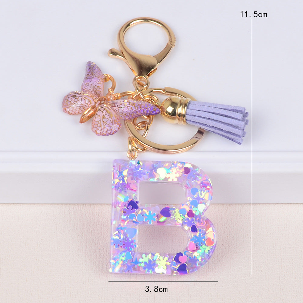 Snowflake Love Sequins Crystal Glue Pendant