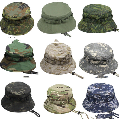Outdoor Mountaineering Tactics Camouflage Cloth Round Hat