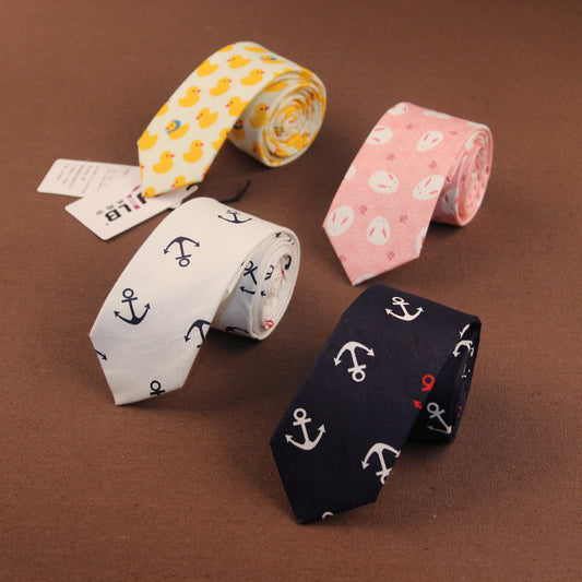 Korean Version Of The Narrow Tide Tie Casual Fashion