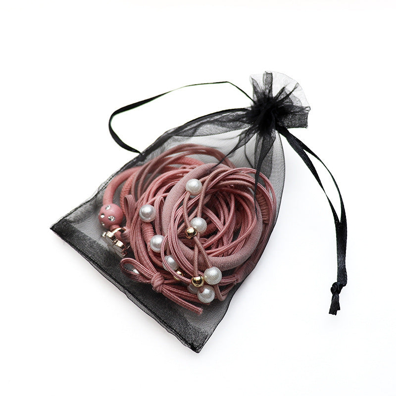 Head Rope High Elastic Rubber Band 12 Pieces Suit