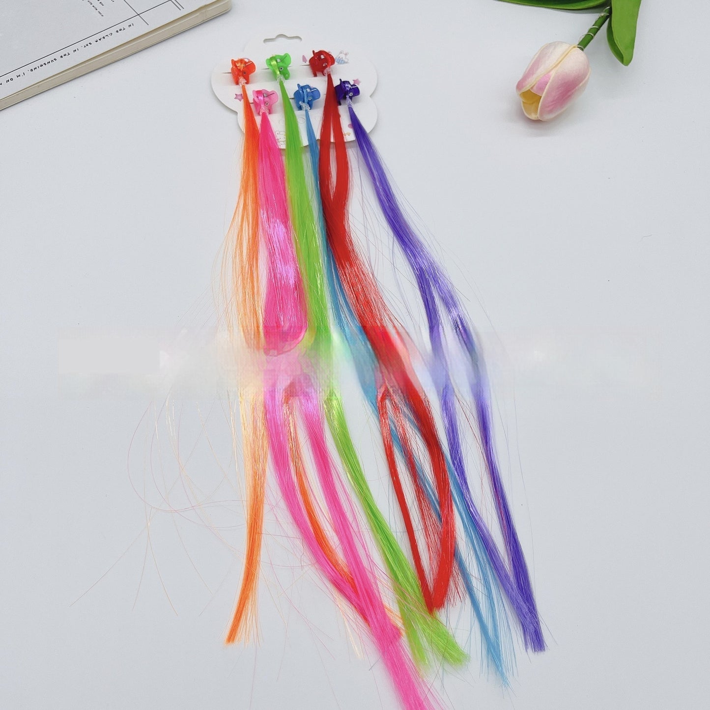 South Korea Children's Hair Accessories Ins Colorful Personality Wig Braid