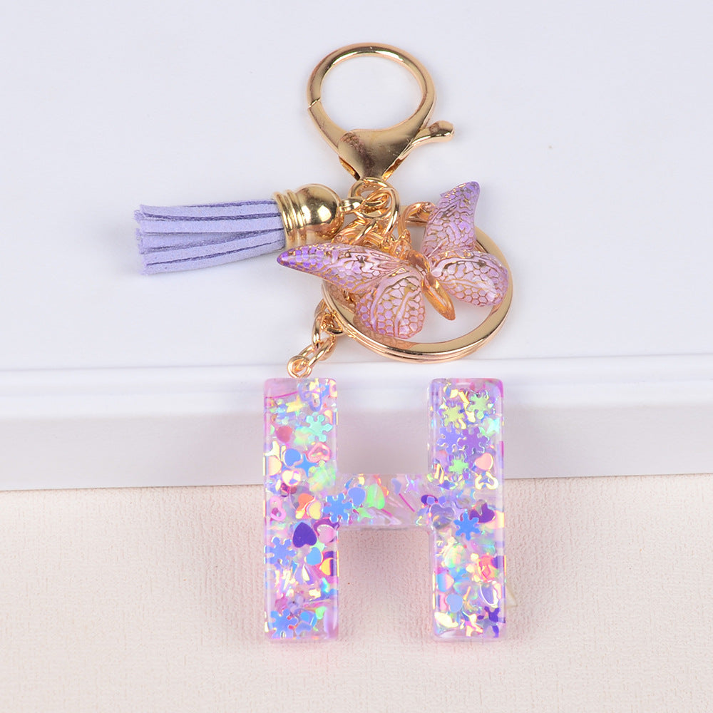 Snowflake Love Sequins Crystal Glue Pendant