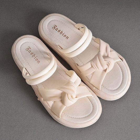 New Soft Back Thick Back Two-way Wear Sandals Women's Shoes For Outdoors