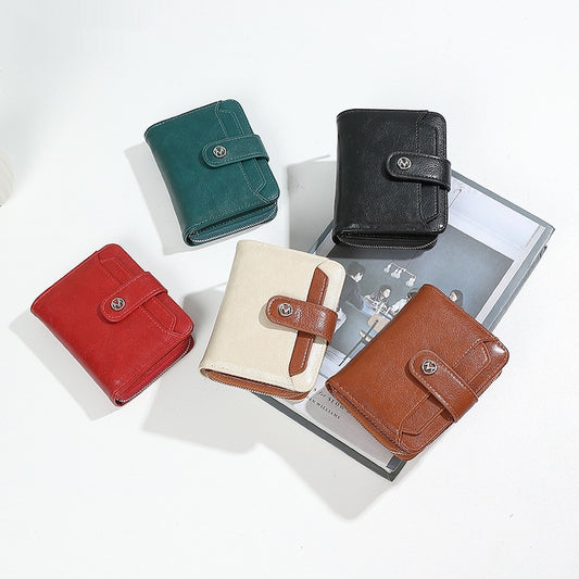 Fashion Clutch Zipper Hasp Women's Wallet