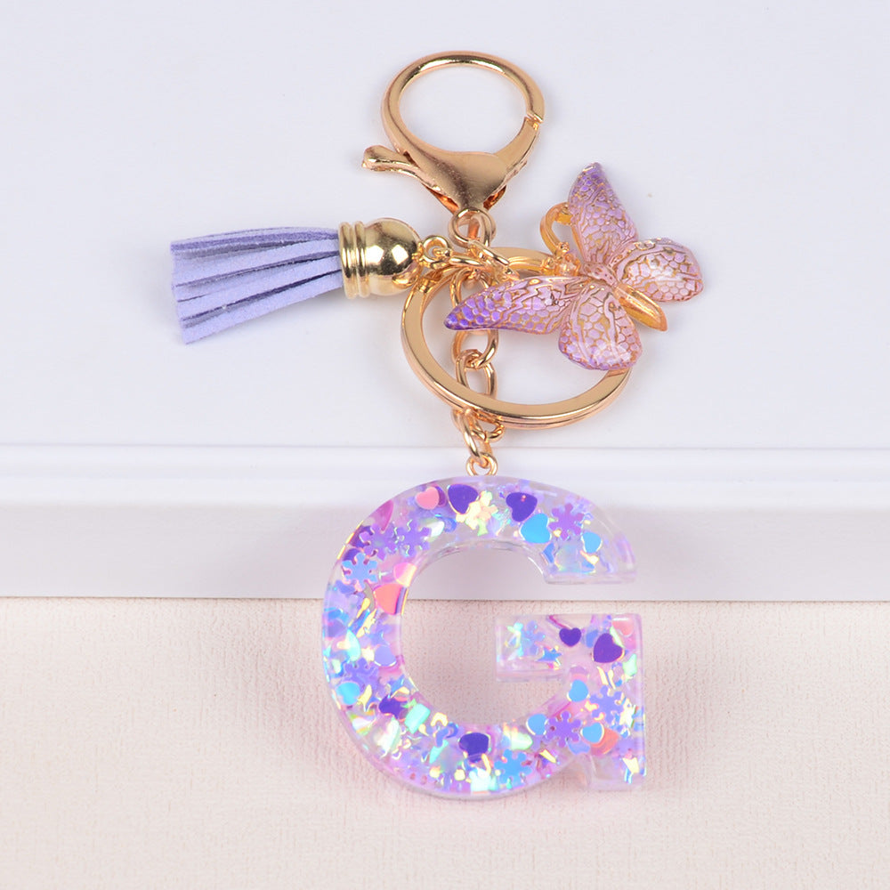 Snowflake Love Sequins Crystal Glue Pendant