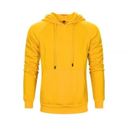 Men's Solid Color Hoodie Hip-hop Street Clothing Coat