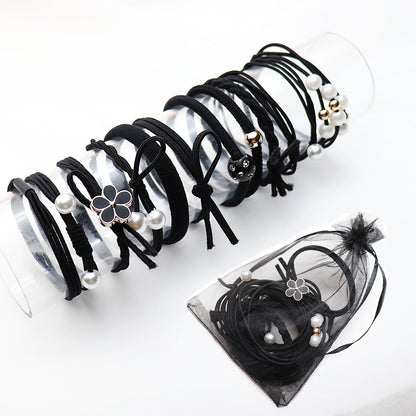 Head Rope High Elastic Rubber Band 12 Pieces Suit